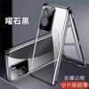 360 Full Case For Oppo Reno 13F 5G Case Double Sided Magnetic Adsorption Metal Tempering Glass Protection Cover For Reno13 FS 4G