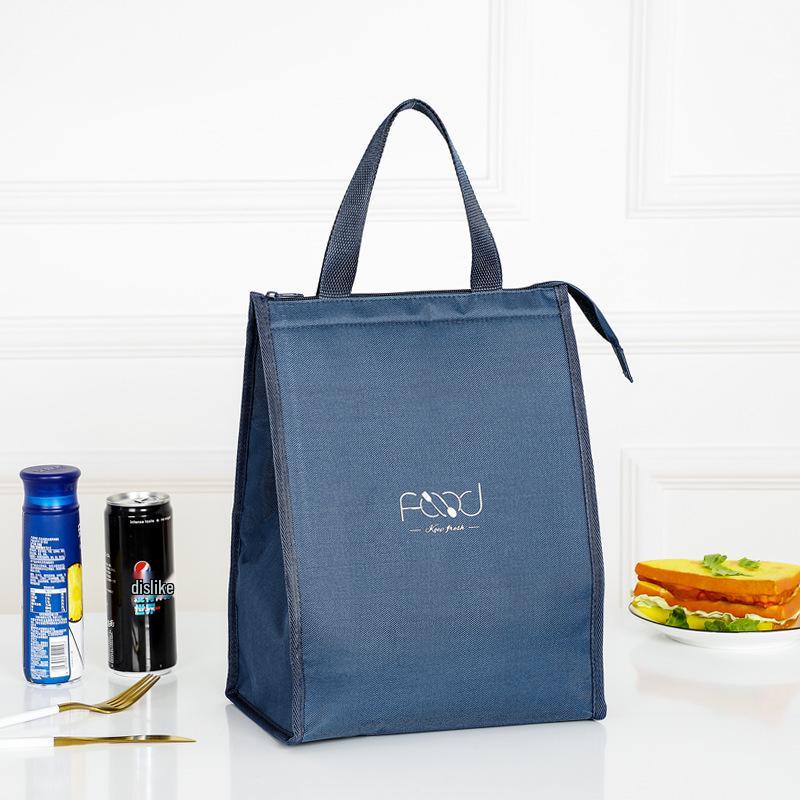 Stylish Insulated Lunch Bag: Large Capacity, Aluminum Foil Lined for Work or Outings