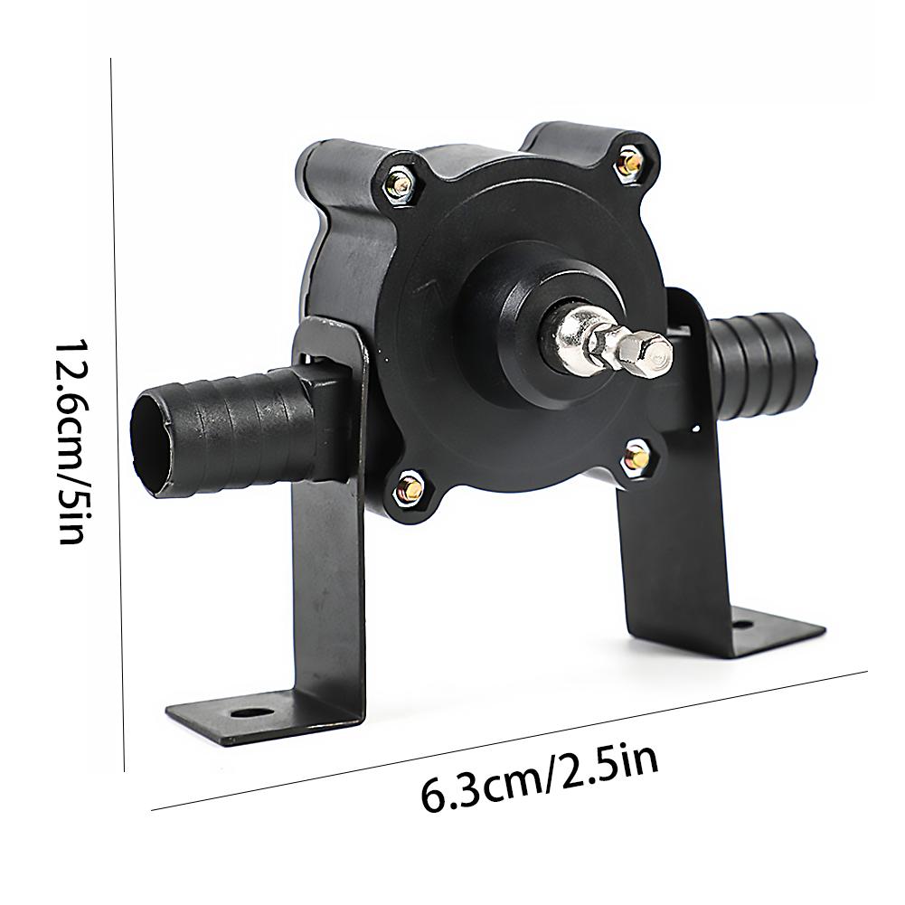Household Electric Drill Pump Self-priming Portable Diesel Oil Fluid Water Pump Centrifugal Water Pump for Watering/Car Cleaning