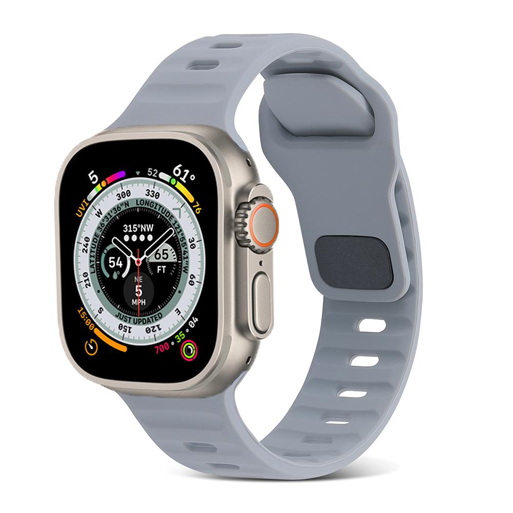 Silicone Strap for Apple Watch Ultra 3/2/1 49mm 11/10 46mm 42mm Sport Wristband iWatch Series 9 8 7 6 5 SE 3 45mm 41mm 44mm 40mm