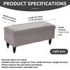 Stretch Footrest dustproof Ottoman Slipcovers Rectangle Footrest Footstool Piano Seat Bench Protector Slipcover Protector Covers