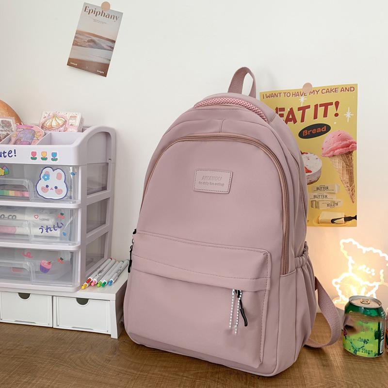 Student Japanese Capacity Backpack Girl Simple Versatile Decoration
