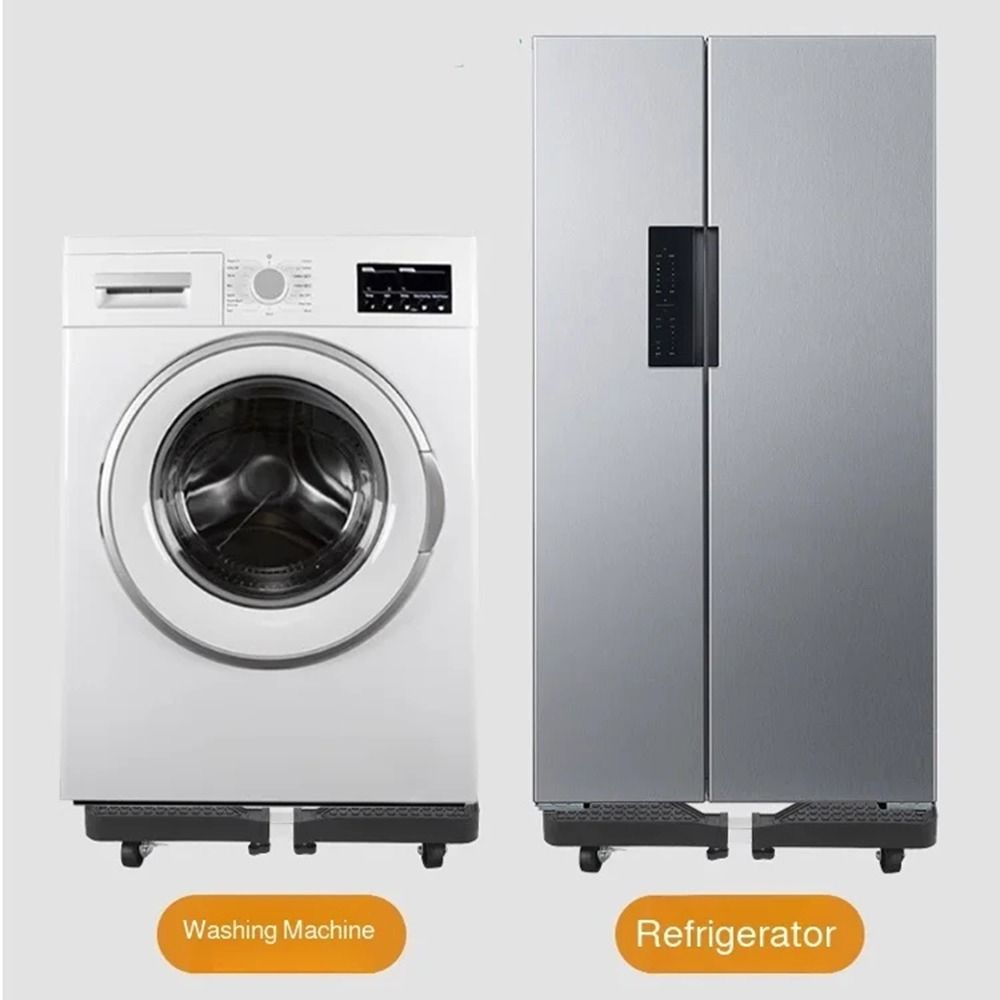 Adjustable Universal Wheel Mobile Rack Retractable Washing Machine Holder  Indoor