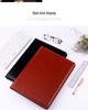 A4 Leather Business Folder with Calculator and Notepad Holder