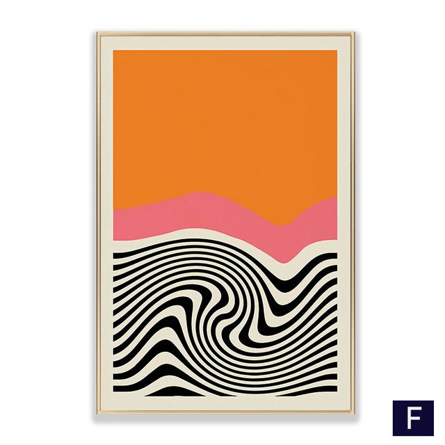 Abstract Colorful Eye Poster Modern Geometric  Canvas Painting Nordic Wall Art Picture Print  for Living Room Home Decoration No Frame