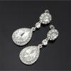Women Charm  Bridal Water Drop Earrings Wedding  Stud Earings