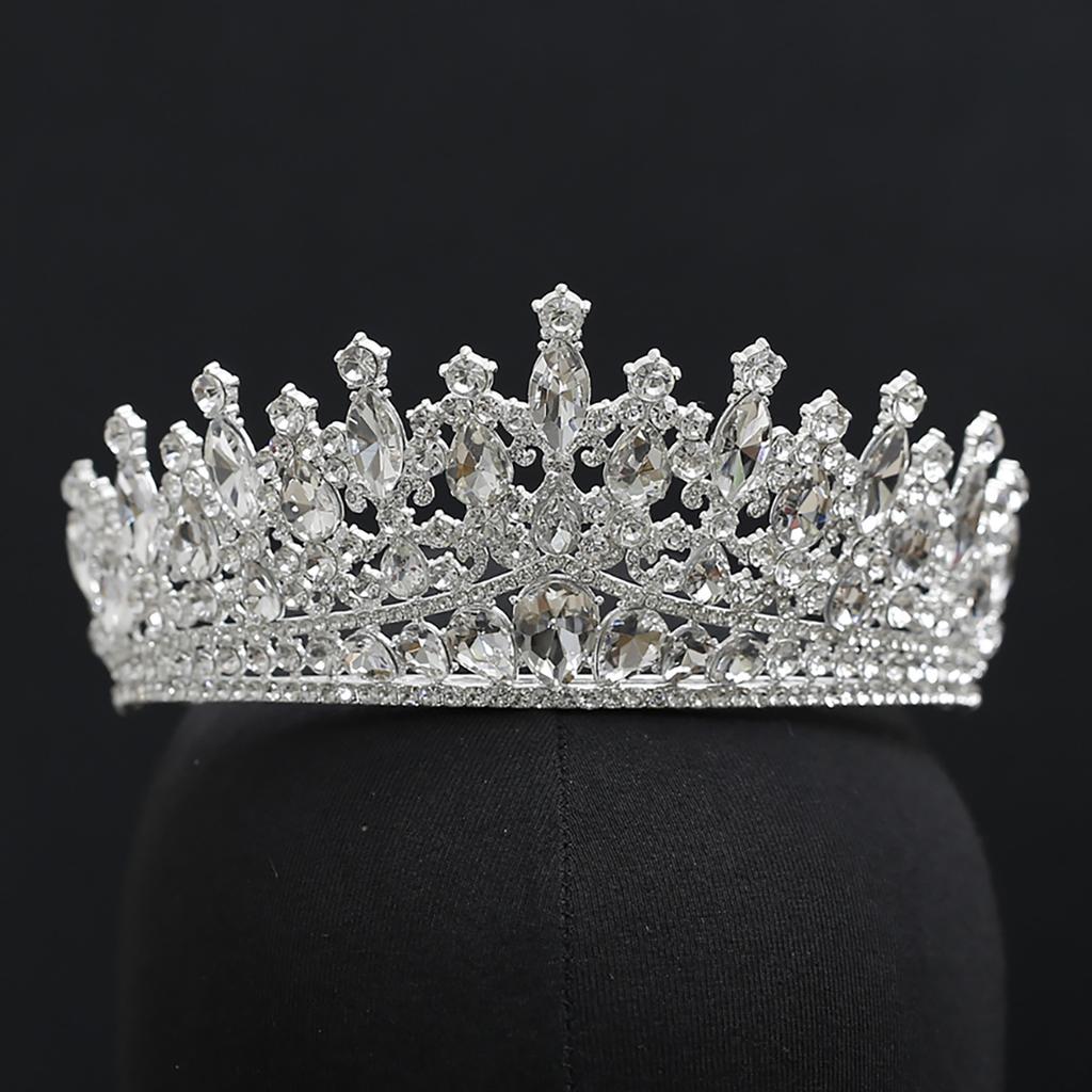 Crown Tiara Bridal High End Rhinestone Crown Luxury Wedding Wedding Dress Crown Birthday Dinner Crown Tiara