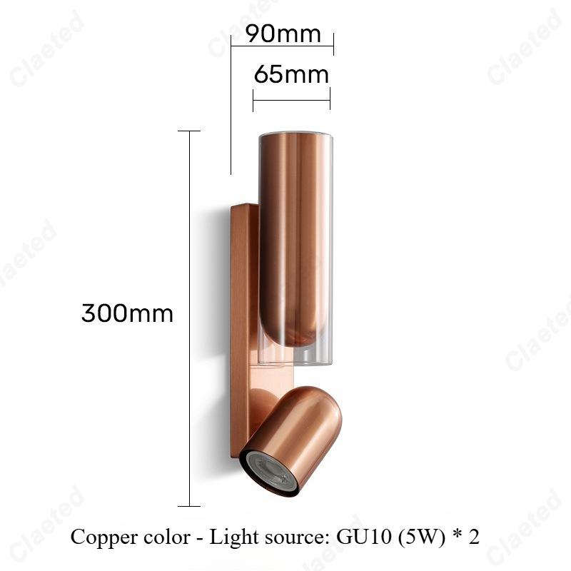 

European Modern Minimalist LED Adjustable Angle Wall Lamp Hotel Bar Living Room Corridor Porch Bedroom Bedside Lighting Lamps warm light