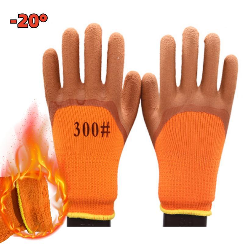-30 Thickened Work Gloves Waterproof Windproof Coldproof Full Finger Gloves Winter Padded Outdoor Riding 1 pair -20°Gloves