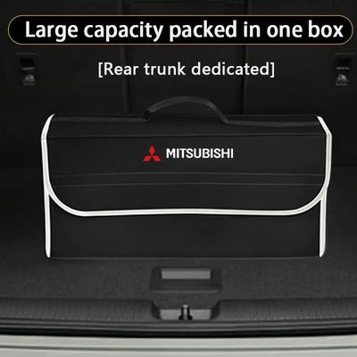 Neuer Stil Auto-Aufbewahrungsbox Faltbare Filzstoff-Organizer-Tasche Kofferraum-Werkzeugkoffer Für Eclipse Lancer Outlander ASX I200 EX