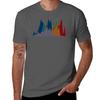 RGB Histogram On Black TShirt Breathable Gym Short Sleeve TShirt