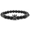Zhang Meng Jewelry Copper Crown Bracelet with Color-Retaining Zirconia Beads