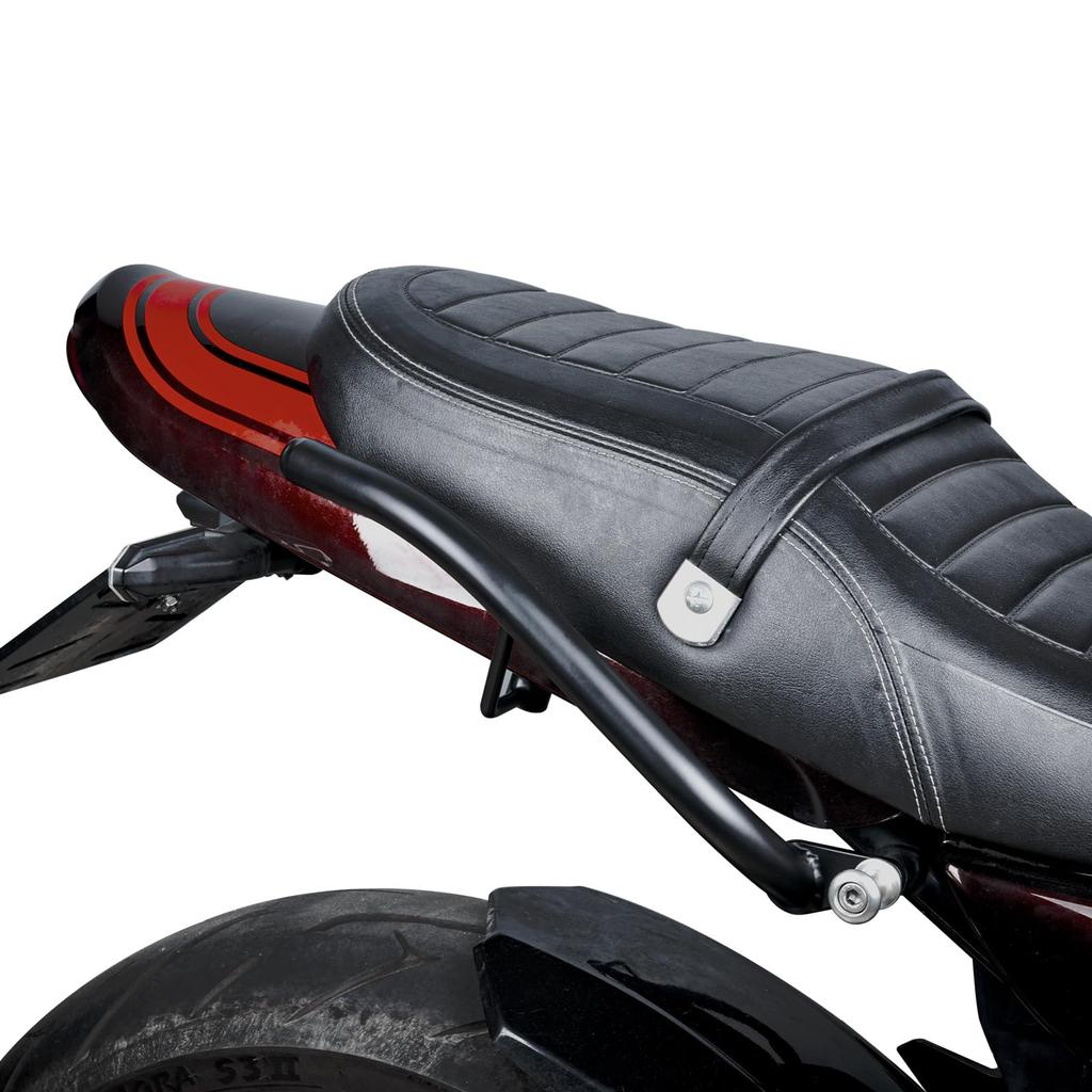 Split Rear Grab Bar for Z900RS/CAFE (2018-2025), Independent Left and Right Passenger Grab Rails with Steel Construction, 2019 2020 2021 2022 2023 202