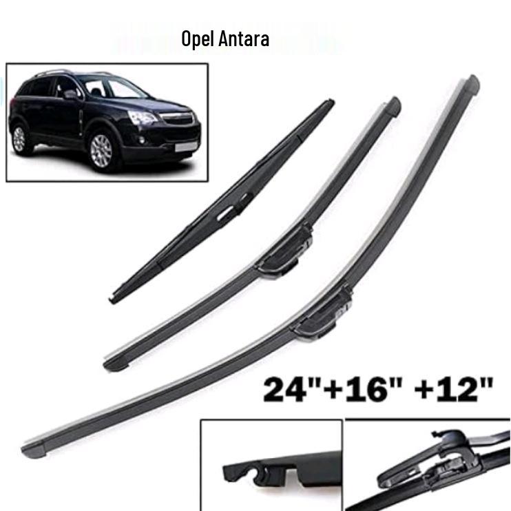 Opel Antara Sada gumových lišt stěračů předního a zadního okna