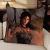 Game Tomb Raider Pillow Case Fashion Square Pillowcase Bedroom Sofa Room Ins Decoration Leisure