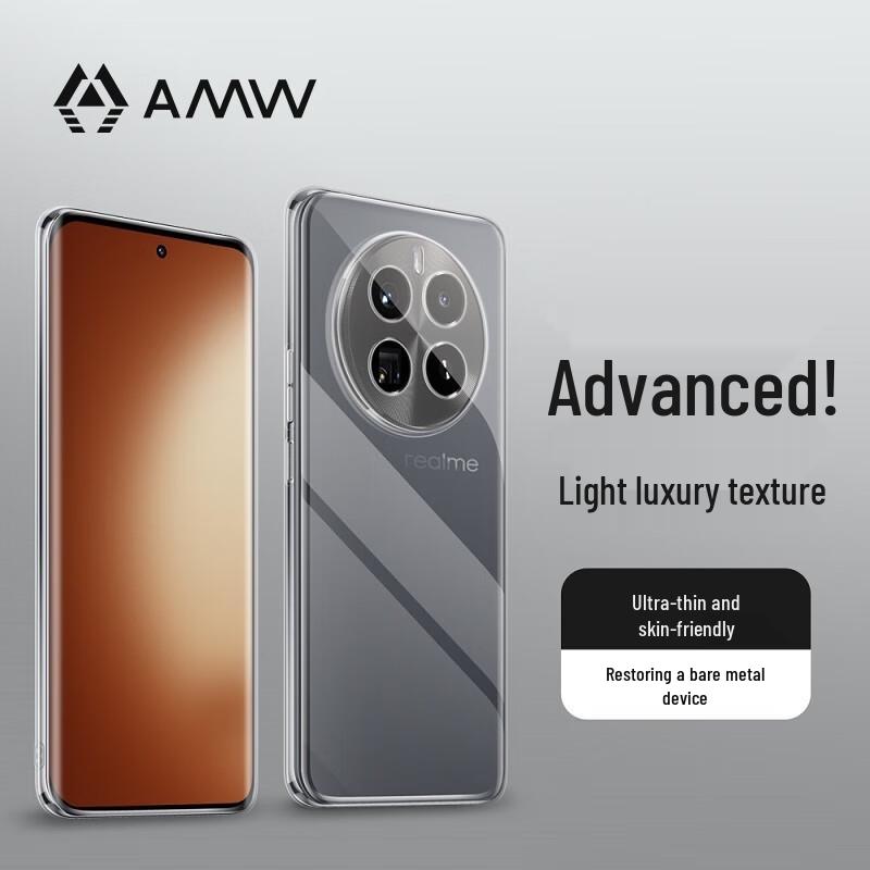 

AMW Transparent Soft TPU Case for realme GT5 Pro
