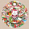102 Christmas Creative Festival Waterproof Cartoon Stickers for Scooter, Suitcase, and Car