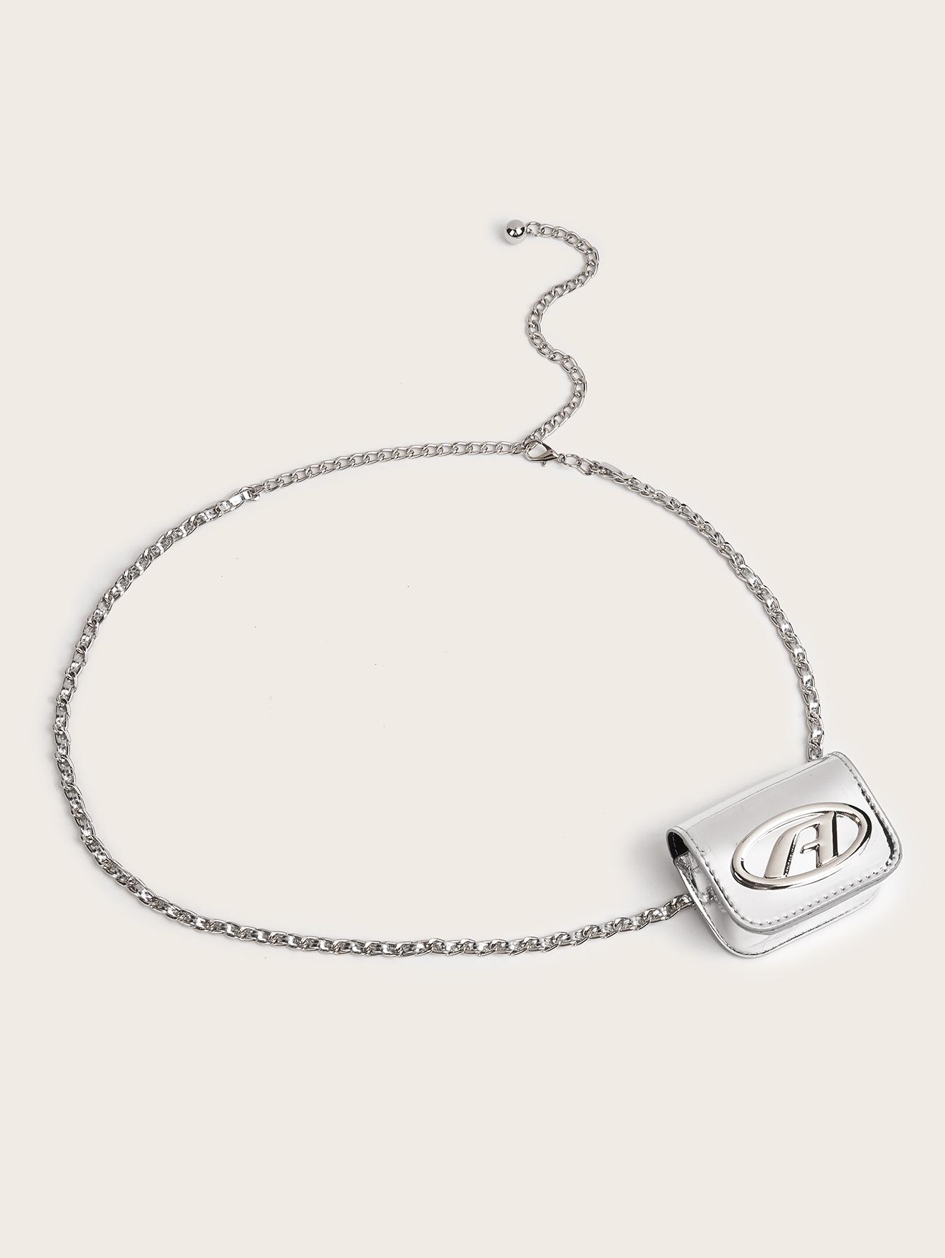 

Поясная сумка с буквой D женская в французском стиле «маленький аромат», поясная сумка, мини-легкая сумка-мессенджер на цепочке