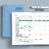 2026 A5 Daily Planner: Student & Office Diary, Customizable Souvenir Notebook