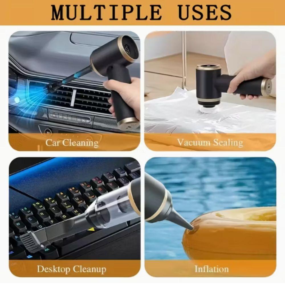 Rechargeable Mini Vacuum Cleaner Strong Suction Portable Vacuum Cleaner  Keyboard Cleaning