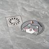 Cartoon Sewer Floor Drain Cover Anti Odor Anti-blocking Sewer Sealing Silicone Mat Anti-insect Deodorant Cover
