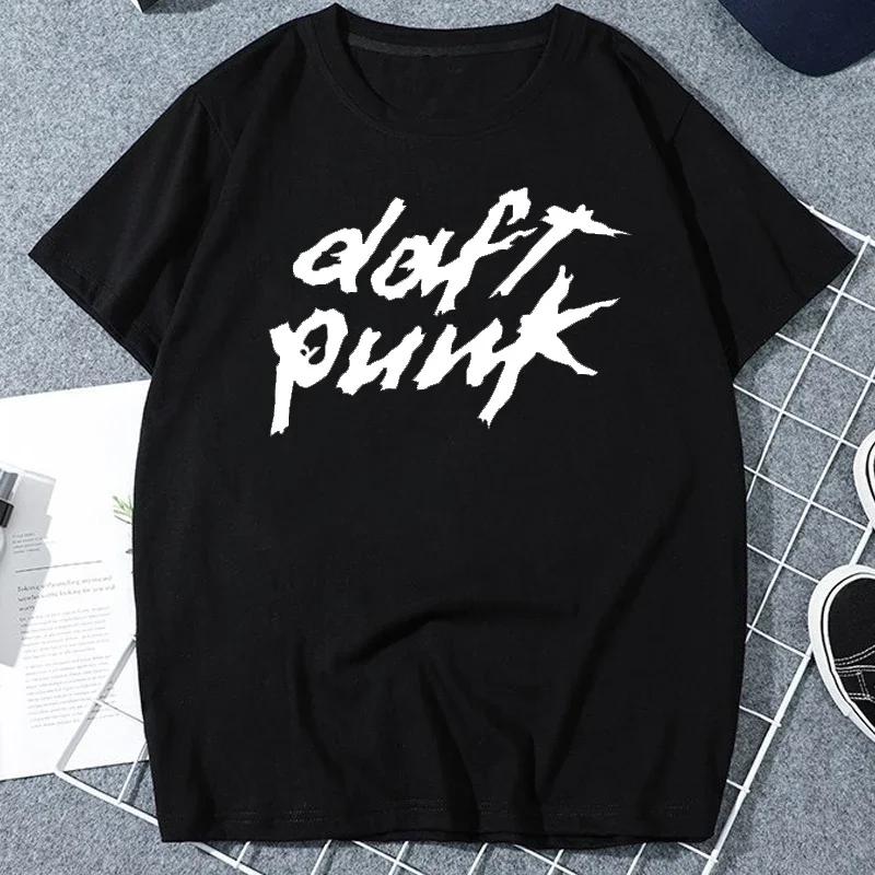 

Daft Punk Printed Man Tshirt Cool Electronic House Music Streetwear Dance DJ Tops Vintage Male Short Sleeve Clothing Ropa Hombre#Color(1) S
