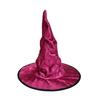 Velvet Pleated Witch Hats Multi Color Options For Halloween Party Cosplay Stage Performance Costume Dress Up Accessories