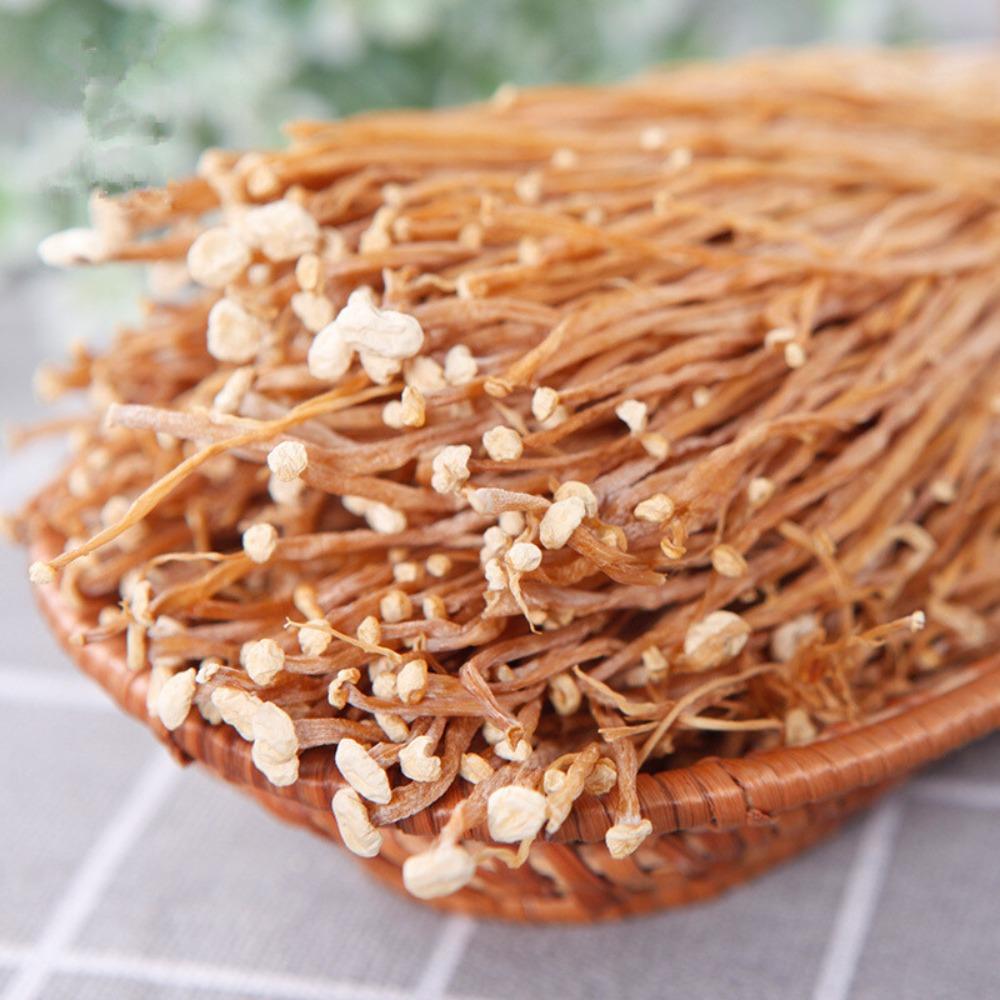Dried Enoki Mushrooms Chinese Jin Zhen Gu 50-500g