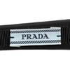 Great PRADA Katyusha Triangle Logo Re-Nyron Headband Hair Accessory 1IH020 Used