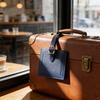 Stylish Square Luggage Identifier PU Wear Resistant and Practical Construction Suitcase Label for Modern Traveler