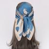70*70cm Spring and New Small Square Scarf Outdoor Luxury Hairband Small Headscarf Soft Silky Kerchief Hijab Lady