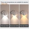 Motion Sensor Night Light Dimmable 3 Light Modes Auto On/Off Rechargeable Simple Installation Wireless Magnetic Wall Light