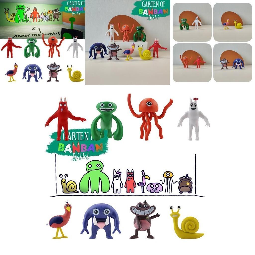 Rainbow Monster Banban Pvc Figurines Garden Themed Cartoon Collectibles