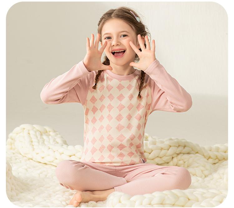 Yingbolun Girls' Autumn and Winter Underwear Set