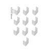 10 Pieces Fence Panel Bracket with Pre-Punched Mounting Holes Outdoor Trellis