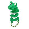Interactive Squeaky Rope Dog Toy Plush Chew Toy with Sound Dental Cleaning Engaging Play Toys for Small Medium Large Dogs