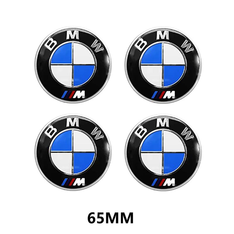 For BMW E30 E38 E39 E46 E60 E61 E90 X1 X3 X4 X5 X6 E70 E83 X5 F10 F30 F32 4pcs 56mm 65mm Car Wheel Center Hub Cap Stickers