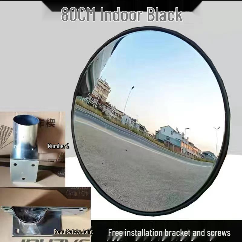 Miroir de circulation grand angle: Miroir Convexe Extérieur/Intérieur pour la Sécurité Routière et l'Antivol, Parfait pour les Coins de Garage