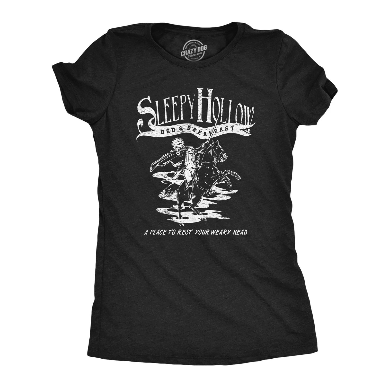 Womens Sleepy Hollow Bed and Breakfast T Shirt Funny Halloween Spooky Hotel Inn XXXL