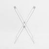 Stable and Portable Litter Bag Stand Garbage Bag Holder for Picnics Tables Tents and Tailgating in Black or White