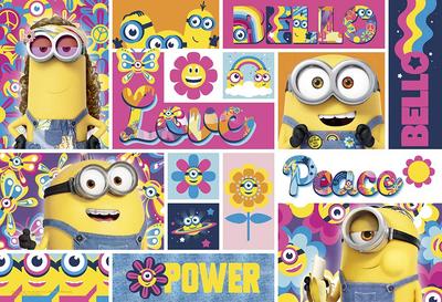 108-Piece Jigsaw Puzzle Minions Day Tripper Large Pieces [Kids' Puzzle] (26x38cm)