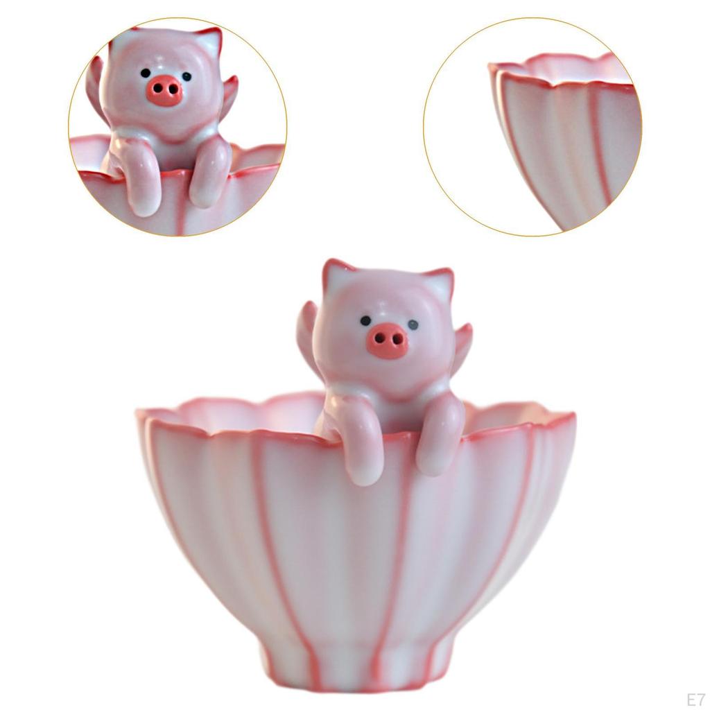 Ceramiczna Filiżanka do Herbaty Chińska Filiżanka do Herbaty z Ornamentem Miniaturowa Figurka Kung Fu do Sypialni