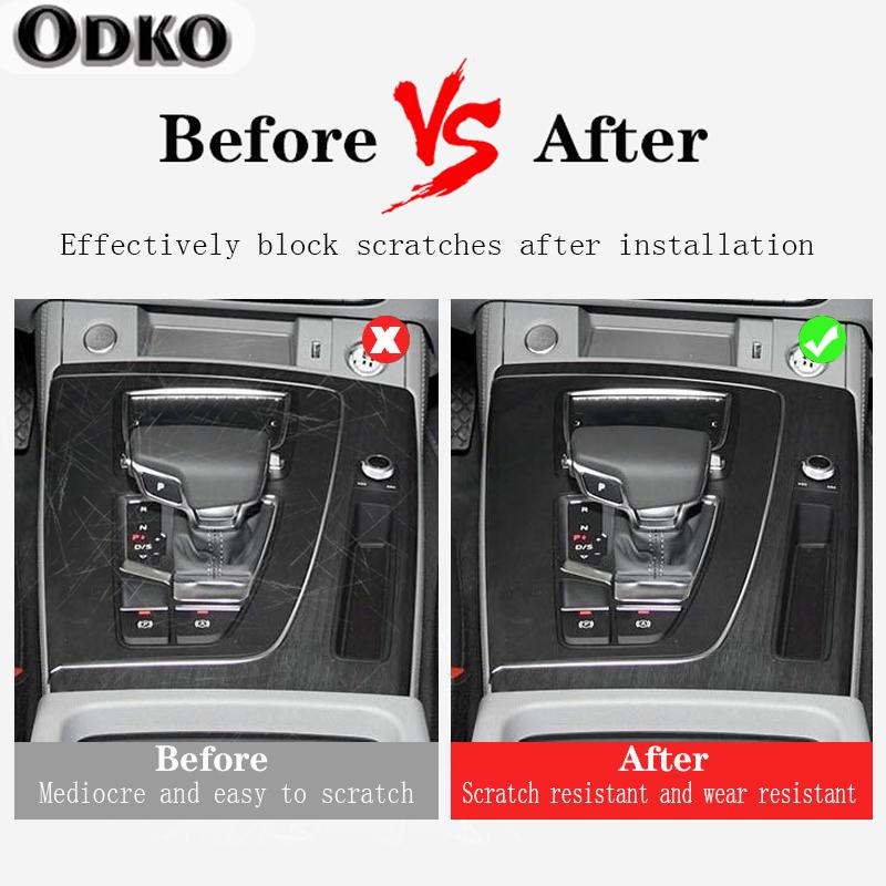 For Mercedes Benz E Class W213 E200/260/300/320 2016- Car Accessories Center Console TPU Transparent Membrane Protector Film