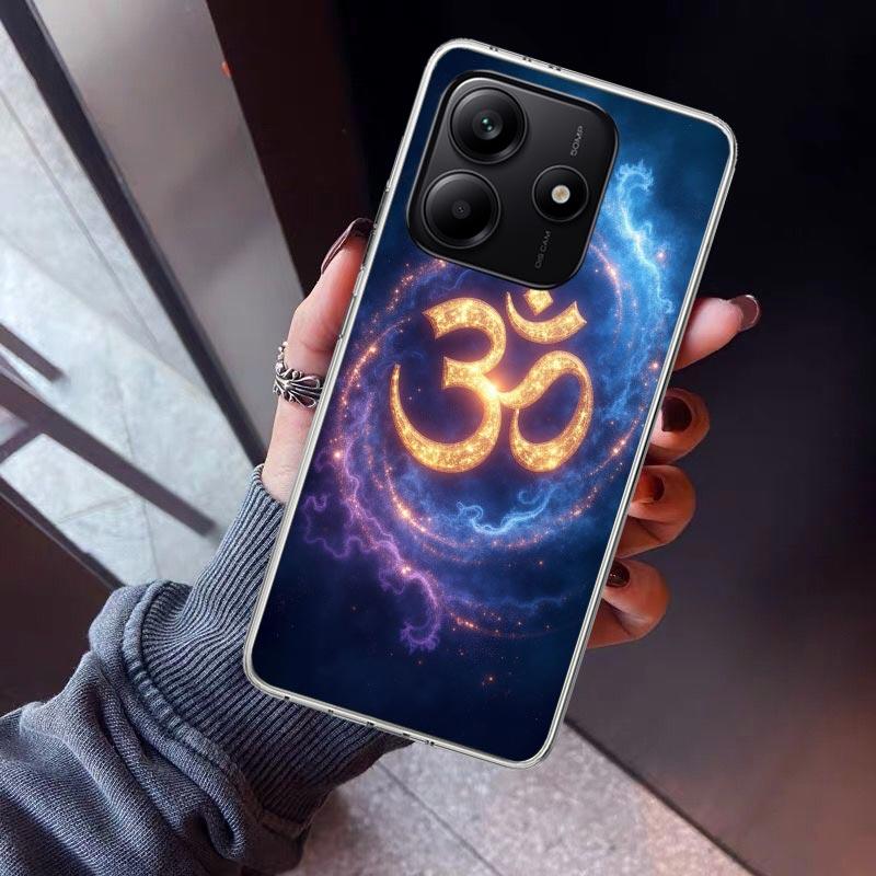 Mandala Chakra Insist Yoga Phone Case For Xiaomi Redmi Note 10 11 12 13 14 15 Pro Plus 11S 12S 14S 11T 11E 10S Soft TPU Back Cov
