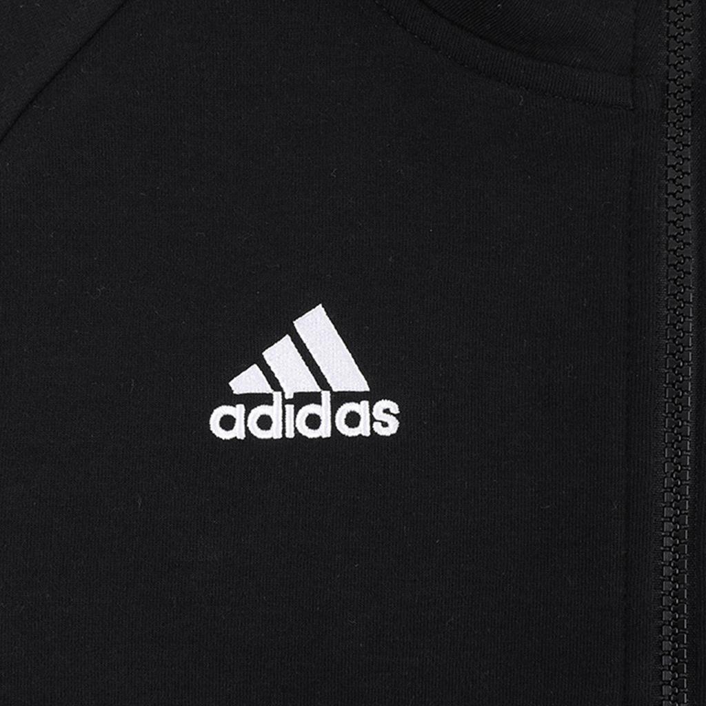 Adidas Logo Embroidered Striped Sports Casual Comfortable Long Sleeve Jacket Men Jacket Black TR30J2