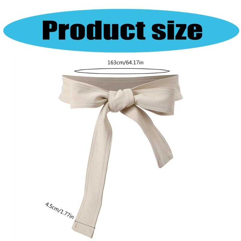 Ribbon Sash Waist Styling Belt Trench Coat Waist Belt All Matching Waist Sash