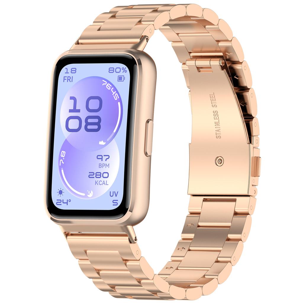 Metal Strap For Huawei Band 11/11Pro Luxury Stainless Steel Replaceable Bracelet Wristband For Huawei Band 8/9/10 Accessories Belt