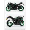 1/9 Kawasaki Ninja ZX-10R Hochleistungs-Superbike Legierungsmetall Druckgussmodell Motorrad Sound & Licht Hohe Simulation Sammeln