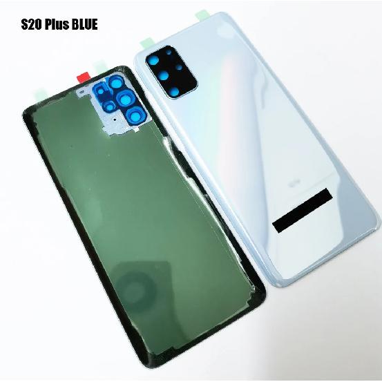 Top Quality Back Cover for SAMSUNG Galaxy S20 Plus Backcover Back Glass Housing with Camera Lens & Adhesive Spare Parts