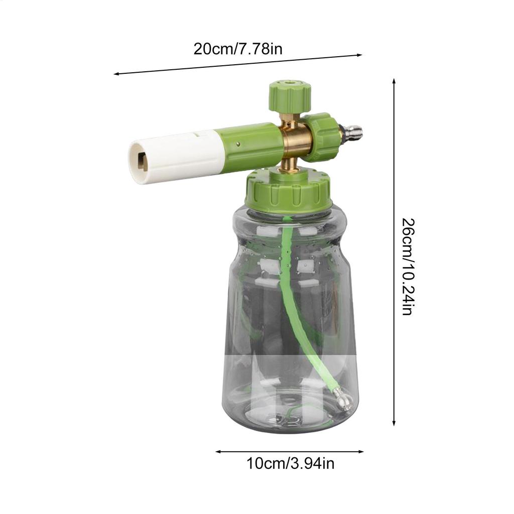 Car Foam Sprayer Adjustable Nozzle Pressure Washer Sprayer Foam Sprayer Adjustable Nozzle Foamer With Quick Connector Hose